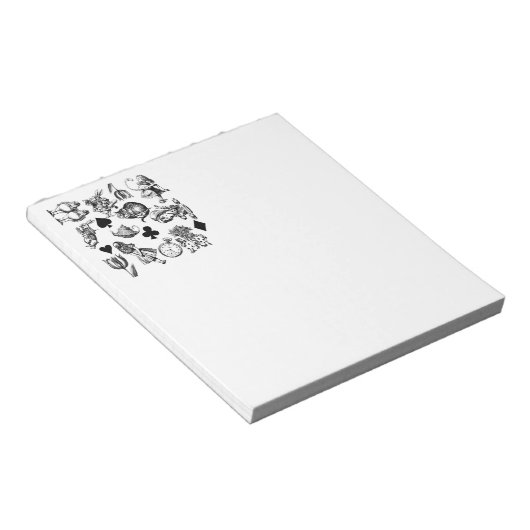 Alice White Rabbit Wonderland Classic Notitieblok (Schuin)