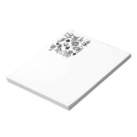 Alice White Rabbit Wonderland Classic Notitieblok (Linkerzijde)