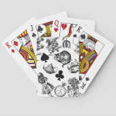 Alice White Rabbit Wonderland Classic Pokerkaarten (Achterkant)