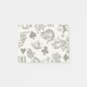 Alice White Rabbit Wonderland Classic Post-it® Notes (Voorkant)