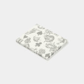 Alice White Rabbit Wonderland Classic Post-it® Notes (Schuin)