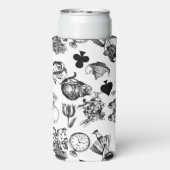 Alice White Rabbit Wonderland Classic Seltzer Blikjeskoeler (Seltzer Achterkant)