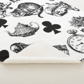 Alice White Rabbit Wonderland Classic Sherpa Deken (3/4)