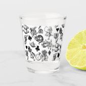 Alice White Rabbit Wonderland Classic Shot Glas (Voorkant)
