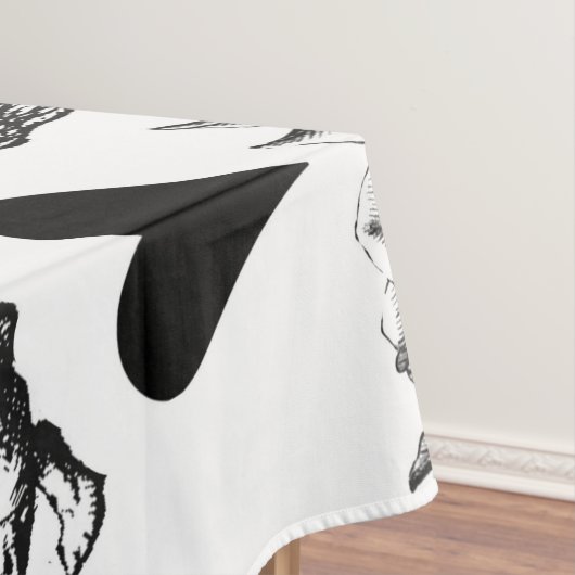 Alice White Rabbit Wonderland Classic Tafelkleed (Voorbeeld)