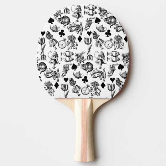 Alice White Rabbit Wonderland Classic Tafeltennisbatje (Voorkant)