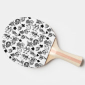 Alice White Rabbit Wonderland Classic Tafeltennisbatje (Zijkant)