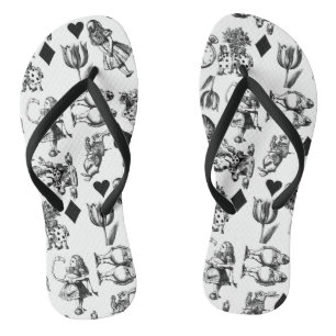 Alice White Rabbit Wonderland Classic Teenslippers