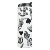 Alice White Rabbit Wonderland Classic Thermosbeker (Gedraaid links)
