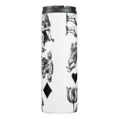 Alice White Rabbit Wonderland Classic Thermosbeker (Achterkant)