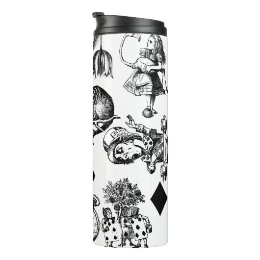 Alice White Rabbit Wonderland Classic Thermosbeker (Geroteerd rechts)