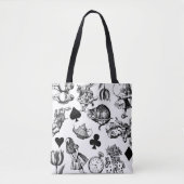 Alice White Rabbit Wonderland Classic Tote Bag (Voorkant)