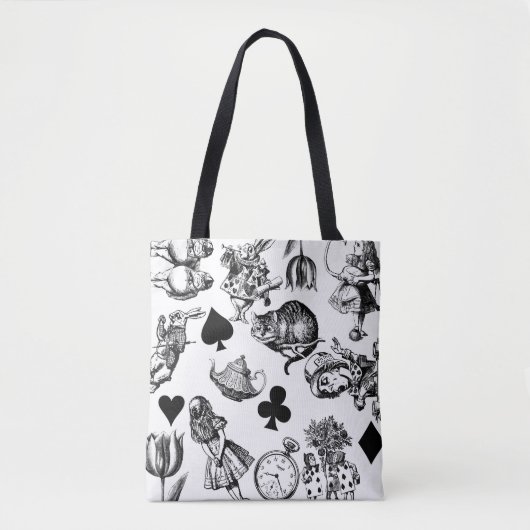 Alice White Rabbit Wonderland Classic Tote Bag (Voorkant)