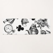 Alice White Rabbit Wonderland Classic Yogamat (Voorkant (horizontaal))