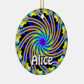 Alice (Wijzig de woorden) Keramisch Ornament (Rechts)