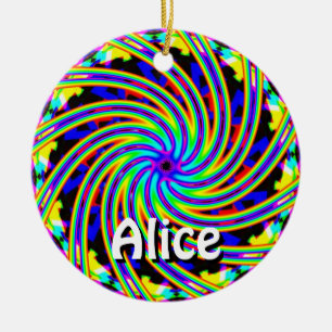 Alice (Wijzig de woorden) Keramisch Ornament
