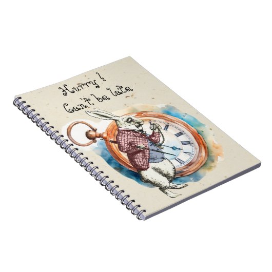 Alice - wit konijn 1865 notitieboek (Rechterzijde)