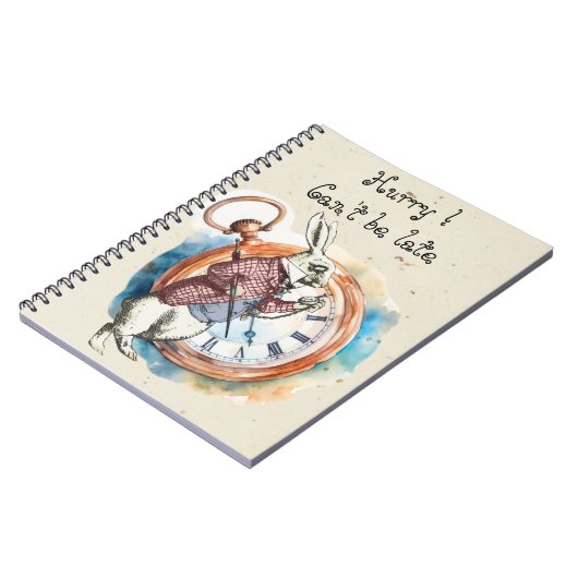 Alice - wit konijn 1865 notitieboek (Linkerzijde)