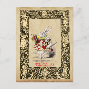 Alice - wit konijn - De Herald 1865 Briefkaart
