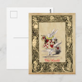 Alice - wit konijn - De Herald 1865 Briefkaart (Voorkant / Achterkant)