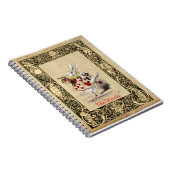 Alice - wit konijn - De Herald 1865 Notitieboek (Rechterzijde)