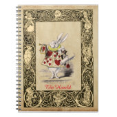 Alice - wit konijn - De Herald 1865 Notitieboek (Voorkant)