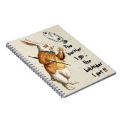 Alice - Wit Konijn - Uur Glas 1865 Notitieboek (Rechterzijde)