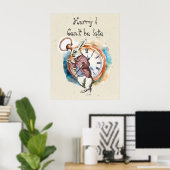 Alice - Witte Konijn 1865 Poster (Thuiskantoor)