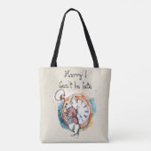 Alice - Witte Konijn 1865 Tote Bag (Achterkant)