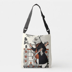 Alice Witte Konijn Klassieke Wonderland Crossbody Tas