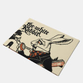 Alice Witte Konijn Klassieke Wonderland Deurmat (Schuin)