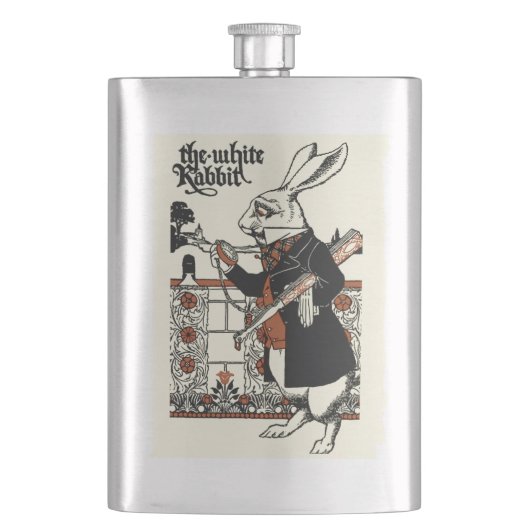 Alice Witte Konijn Klassieke Wonderland  Flacon (Voorkant)