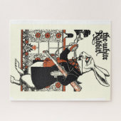 Alice Witte Konijn Klassieke Wonderland Legpuzzel (Horizontaal)