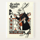 Alice Witte Konijn Klassieke Wonderland Planner (Achterkant)