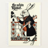 Alice Witte Konijn Klassieke Wonderland Planner (Voorkant)