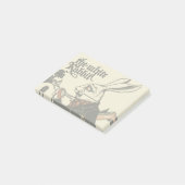 Alice Witte Konijn Klassieke Wonderland  Post-it® Notes (Schuin)