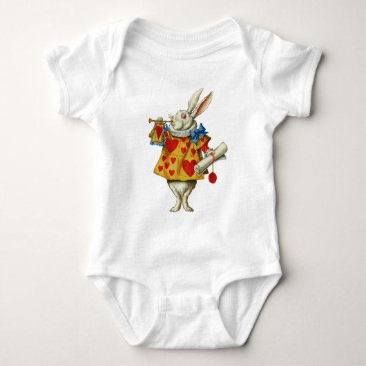 ALICE' WITTE KONIJN ROMPER (Voorkant)