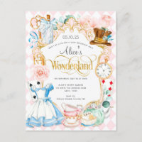 Alice wonderland een feestje voor een meisje