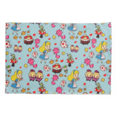 Alice Wonderland Gekke Hoedenmaker Kat Doodle Kuns Kussensloop (Achterkant)