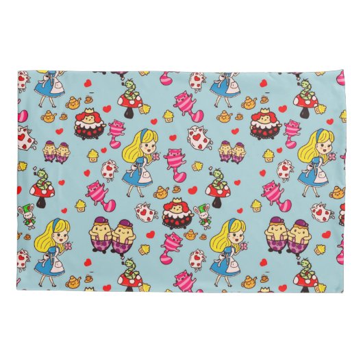 Alice Wonderland Gekke Hoedenmaker Kat Doodle Kuns Kussensloop (Achterkant)