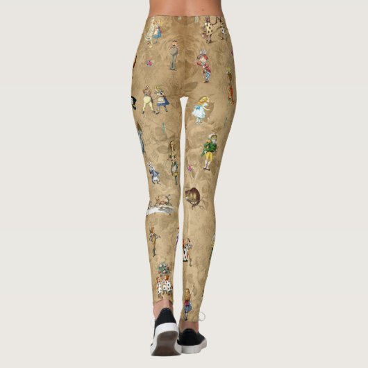 Alice wonderland leggings (Achterkant)