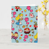 Alice Wonderland Mad Hatter Cat Doodle Art van Lea Kaart (Gele Bloem)
