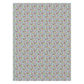 Alice Wonderland Mad Hatter Kat Doodle Kunst door  Tafelkleed (Voorkant)