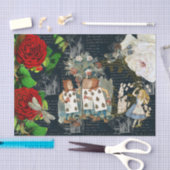 Alice Wonderland Rozen Kaarten Literary Tissue Pap Tissuepapier (Craft)