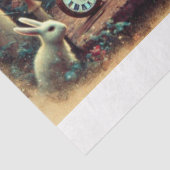 Alice Wonderland Tijdwaarnemende Schatten Decoupag Tissuepapier (Detail)