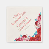 Alice Wonderland Verjaardagsdouche Servet (Voorkant)