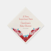 Alice Wonderland Verjaardagsdouche Servet (Hoek)