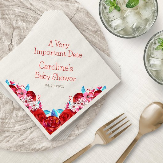 Alice Wonderland Verjaardagsdouche Servet