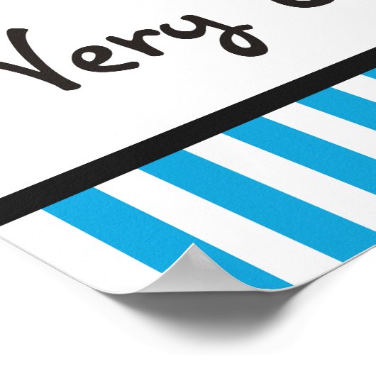 Alice Wonderland Whimsical Mad Tea Party Banner Poster (Hoek)