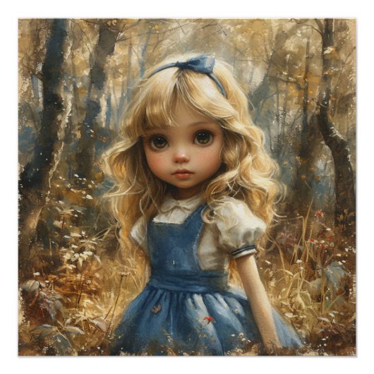 Alice' Wonderlijke Reis: Wonderland Wispelturighei Perfect Poster (Voorkant)